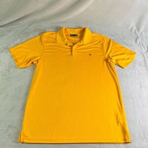 Callaway Polo Shirt Mens Large Orange Golf Performance Stretch Lightweight
